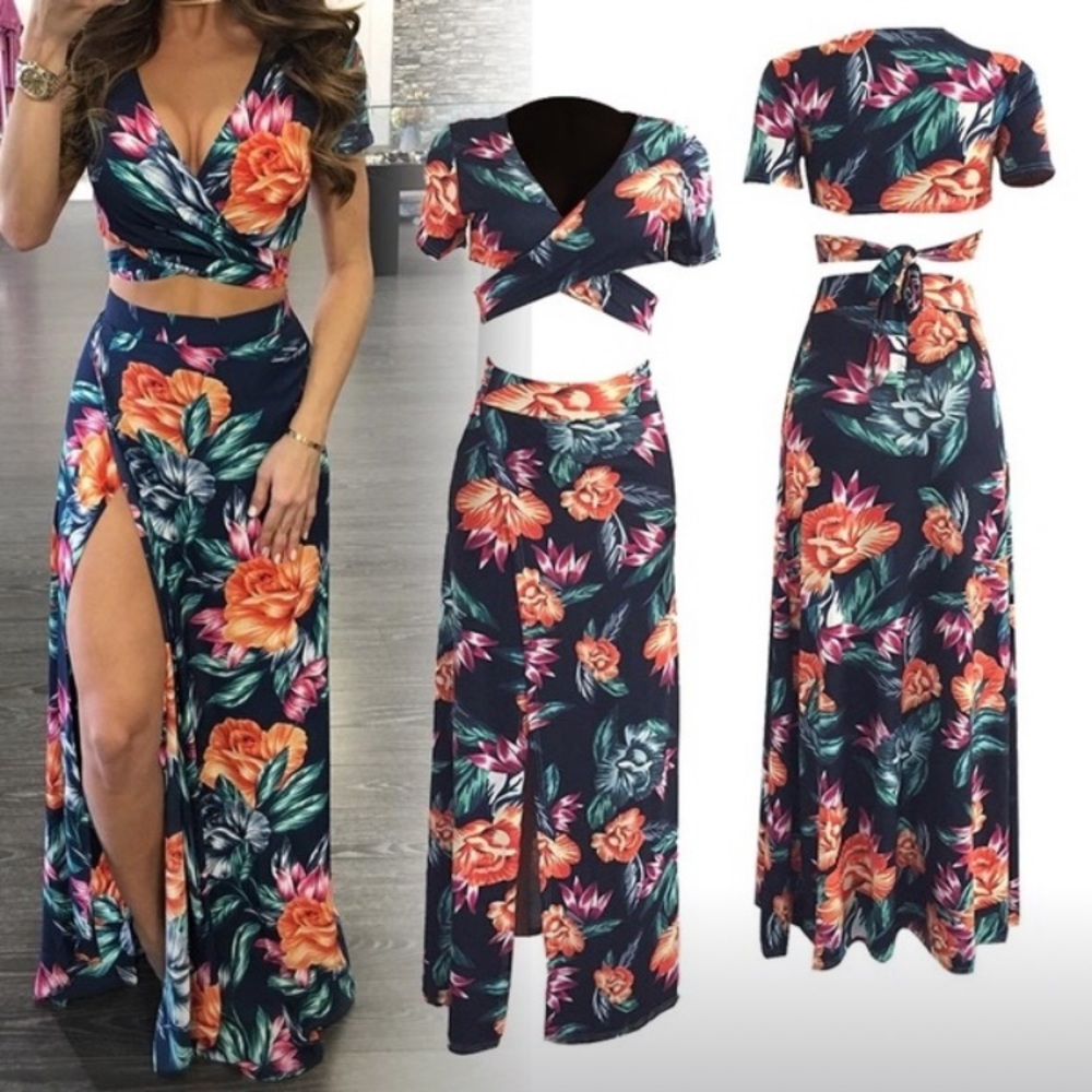 Two piece summer outfit